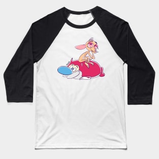Ren and Stimpy Baseball T-Shirt